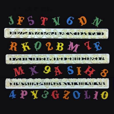 Alphabet cutters Tappit CARNIVAL; 2,2 cm
