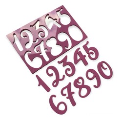 Paku Malzeme - Calligraphy Stamp Rakamlar NUMBERS-2