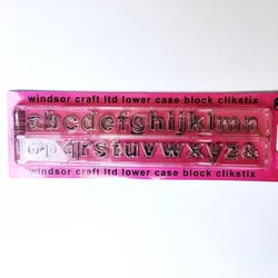 Clikstix BLOCK Lower Case alfabe cetveli - Thumbnail