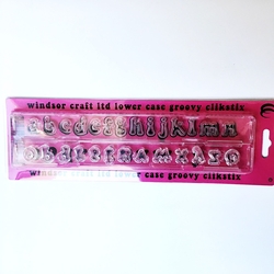 Diğer - Clikstix GROOVY Lower Case alfabe cetveli