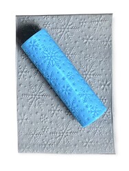 Paku Malzeme - Desenli Plastik Merdane Snowflakes; 6,8*2,0 cm