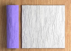 Paku Malzeme - Desenli Plastik Merdane Wood Bark; 10*2,8 cm