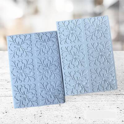 Dokulu kauçuk mat PORTUGESE TILES; 10*7 cm
