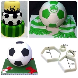 Others - Plastic cutter set Football