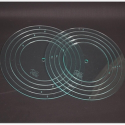 Paku Malzeme - Sharp Edges acrylic disc&graduated rings-5 pieces
