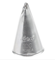 Ateco - Krema sıkma ucu no:100 (11 mm ağız çapı)