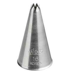 Ateco - Piping tip nozzle no:2 open star (4 mm openning)