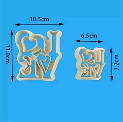 Diğer - LOVE kopat seti; 2li (1)