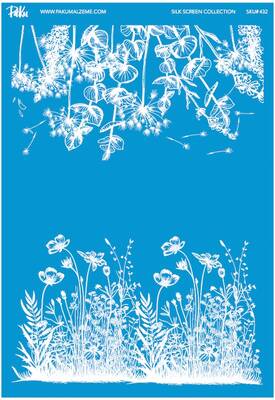 Mesh Stencil Ceramic Col. Meadow Flowers (31*22 cm)