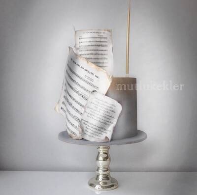 Mesh Stencil Crystal Collection; Music Notes Sheet (31*22 cm)