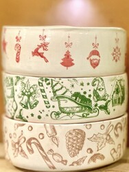 Mesh Stencil Ceramic Cup Col. Ginger Concept; 30*10 cm - Thumbnail