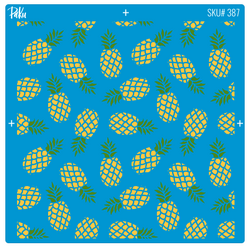 Mesh Stencil Cookie Clay Collection; 2-Tier Pineapples - Thumbnail