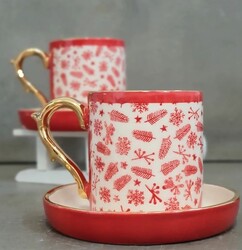 Mesh Stencil Cookie Clay Collection; Christmas Background - Thumbnail