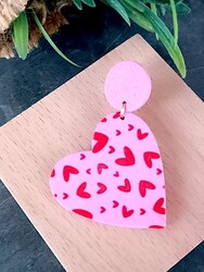 Paku Malzeme - Mesh Stencil Cookie Clay Collection; Confetti Hearts (1)