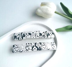 Mesh Stencil Cookie Clay Collection; Cute Pets - Thumbnail