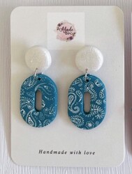Mesh Stencil Cookie Clay Collection; Paisley - Thumbnail