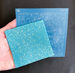 Mesh Stencil Cookie Clay Collection; Paisley - Thumbnail
