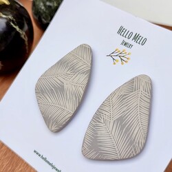 Mesh Stencil Cookie Clay Collection; Palm Leaf-2 - Thumbnail