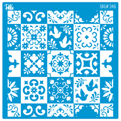 Mesh Stencil Cookie Clay Collection; Tiles - Thumbnail