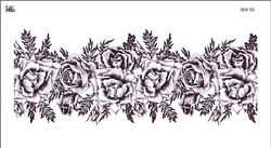 Paku Malzeme - Mesh Stencil Crystal Collection; Roses Garland (36*14 cm)