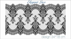 Mesh Stencil Crystal Collection; Elegant Lace - Thumbnail