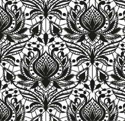 Mesh Stencil Crystal Collection; Fancy Damask  (36*18 cm) - Thumbnail