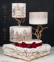 Mesh Stencil Crystal Collection; Pine Forest - Thumbnail
