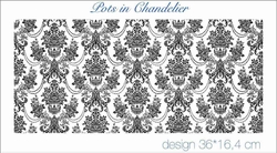 Mesh Stencil Crystal Collection; Pots in Chandelier - Thumbnail