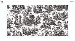 Paku Malzeme - Mesh Stencil Crystal Collection; Waverly Toile (32,5*16 cm)
