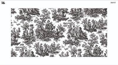 Mesh Stencil Crystal Collection; Waverly Toile (32,5*16 cm)