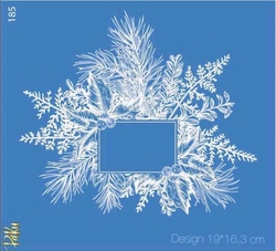 Mesh Stencil Crystal Collection; Winterland Frame - Thumbnail