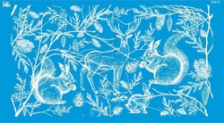 Paku Malzeme - Mesh Stencil Crystal Collection; Wintertale (36*18 cm)