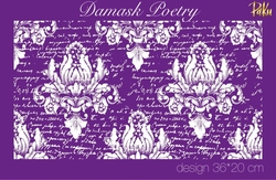 Mesh Stencil; Damask Poetry - Thumbnail
