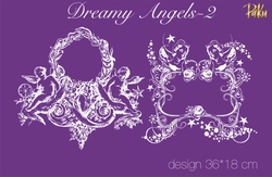 Mesh Stencil; Dreamy Angels-2 - Thumbnail