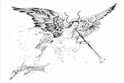 Mesh Stencil; Dreamy Angels-3 - Thumbnail