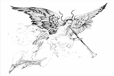 Mesh Stencil; Dreamy Angels-3