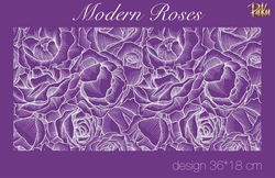 Mesh Stencil; Modern Roses - Thumbnail