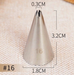 Others - Piping tip no:16 French Star (1)