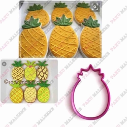 Paku Malzeme - 3D-plastic cutter Pineapple; 10*7 cm