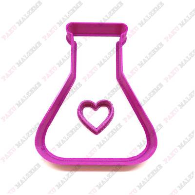 Plastik Kalıp Aşkın Kimyası; 7,8*6,2 cm