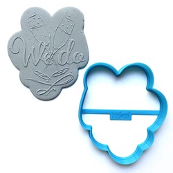 Paku Malzeme - 3D-Plastic cutter CHEERS WE DO; 10,0*8,6 cm