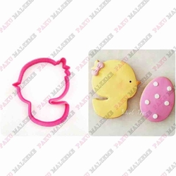 Paku Malzeme - 3D-plastic cutter Chick; 8,5*7,2 cm