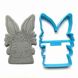 Paku Malzeme - Plastik kalıp EASTER BUNNY; 10,0*6,5 cm