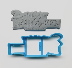 Paku Malzeme - Plastik kalıp HALLOWEEN LETTERING-2; 11*4,85cm