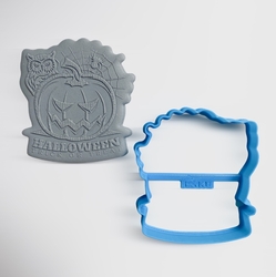 Paku Malzeme - 3D-plastic cutter HALLOWEEN Trick or Treat; 7,9*7,2 cm
