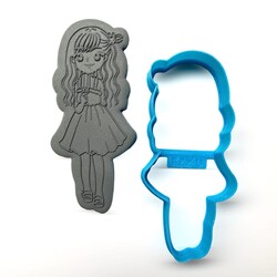 Paku Malzeme - 3D-Plastic cutter DOLL-2; 11,0*4,9 cm