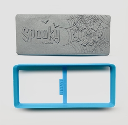 Paku Malzeme - 3D-plastic cutter ROUNDED PLAQUE; 11,5*4,9 cm