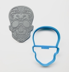 Paku Malzeme - 3D-plastic cutter SKULL; 9,8*6,7 cm