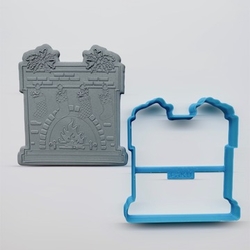 Paku Malzeme - 3D-Plastic cutter Fireplace-1; 9,60*9,00 cm