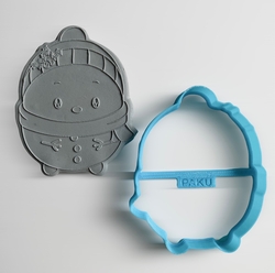 Paku Malzeme - 3D-Plastic cutter Chubby Snowman; 9,00*7,32 cm